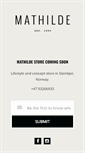 Mobile Screenshot of mathildesverden.no